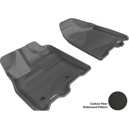 3D Maxpider TOYOTA SIENNA 2013 KAGU BLACK R1 POST Floor Mat L1TY13111509